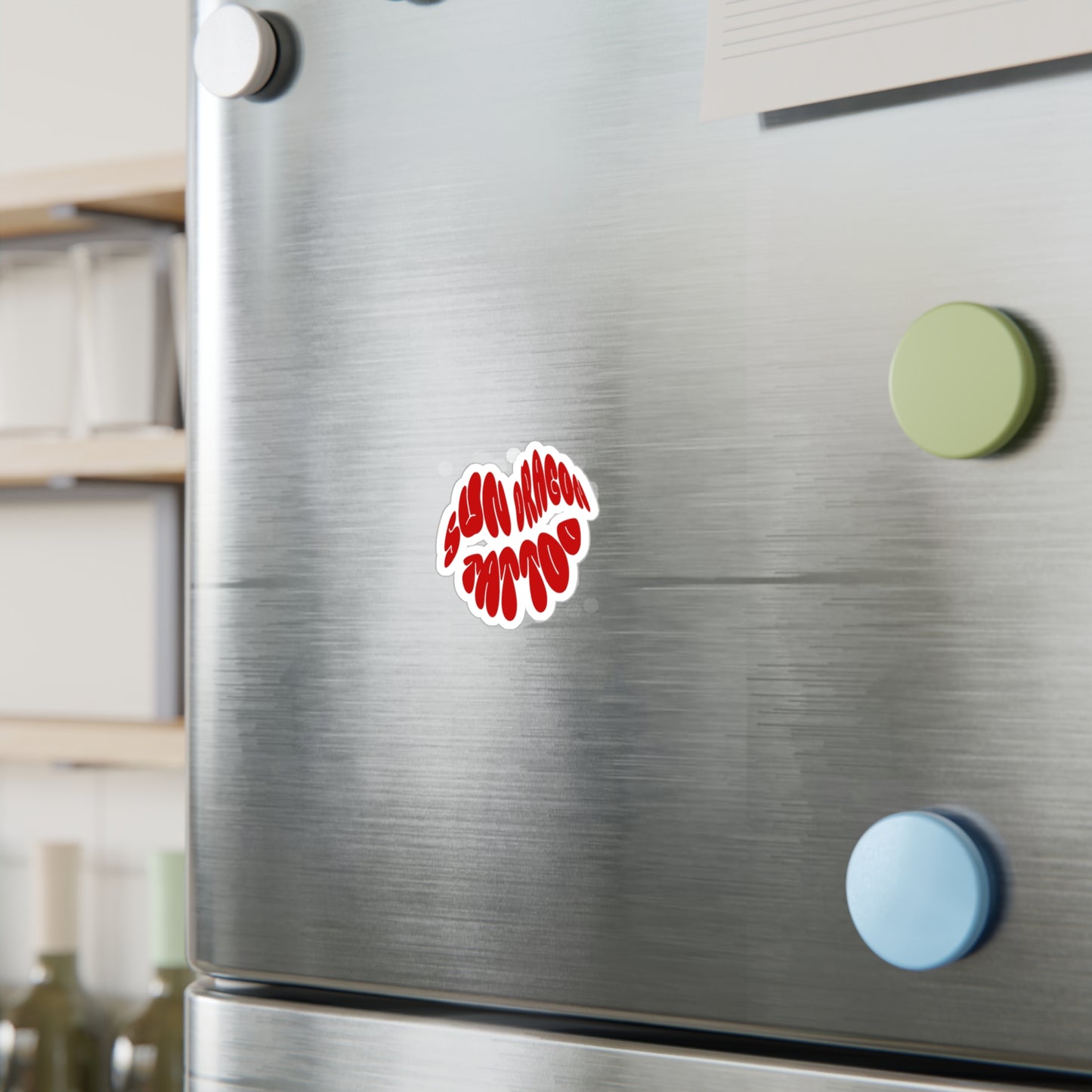 Sun Dragon Tattoo Lips Vinyl Decals