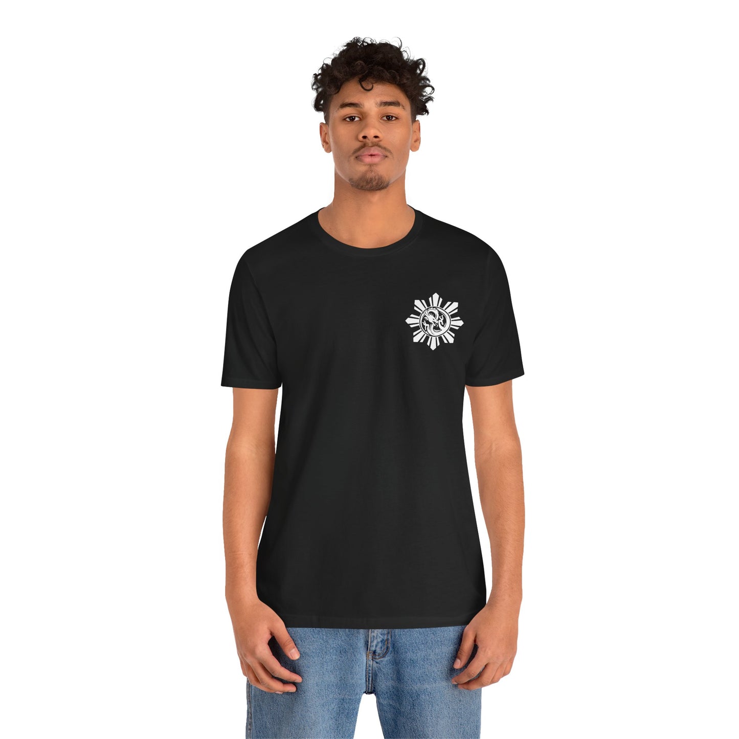 Sun Dragon Front Back Logo Tee