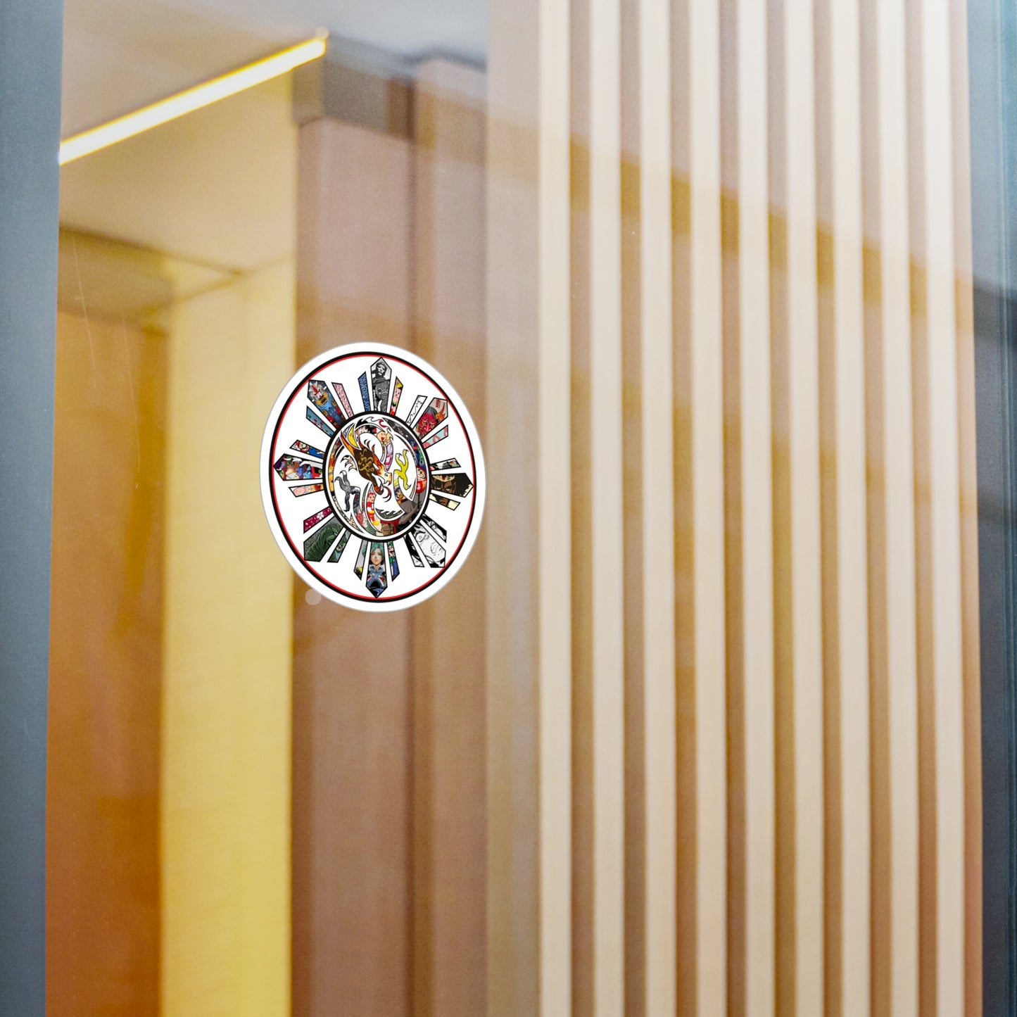 Sun Dragon Graphic Decal