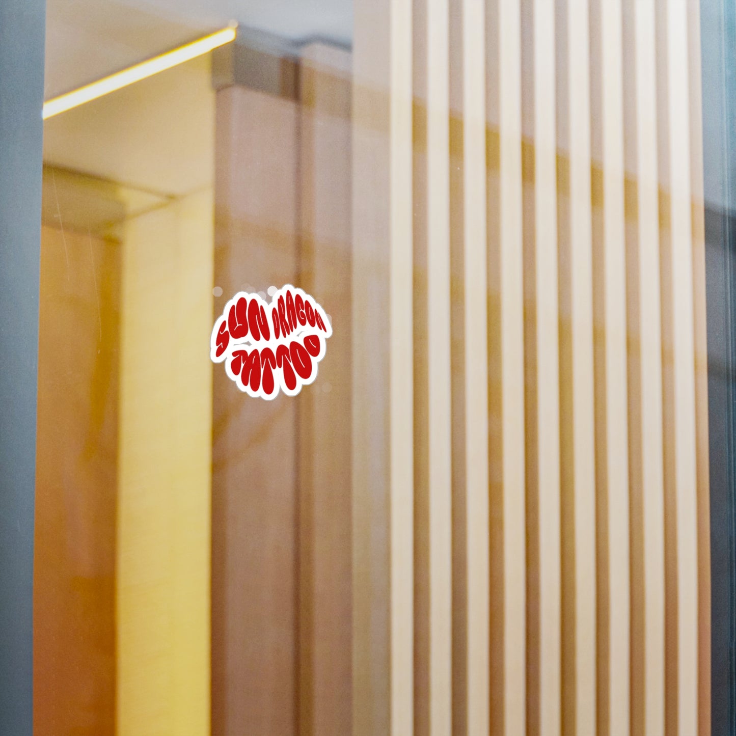 Sun Dragon Tattoo Lips Vinyl Decals