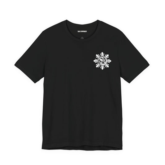 Sun Dragon Front Back Logo Tee