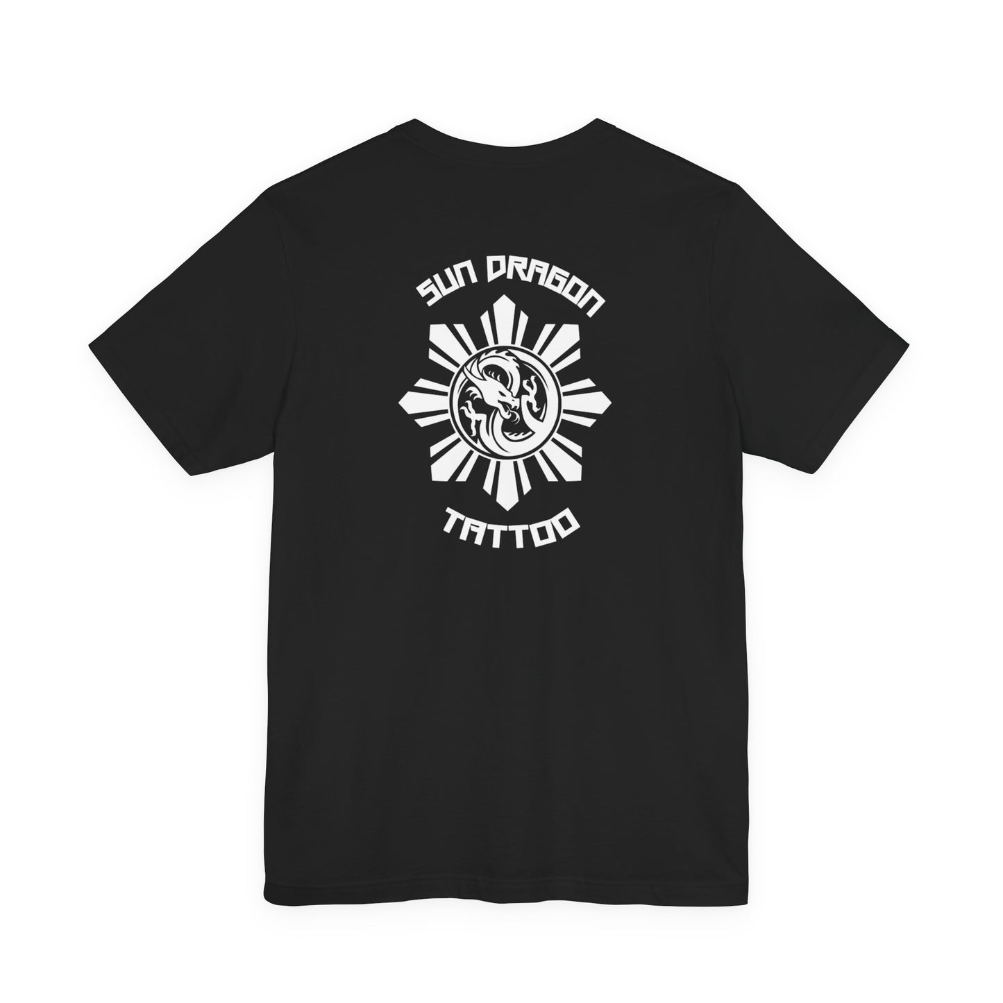Sun Dragon Front Back Logo Tee