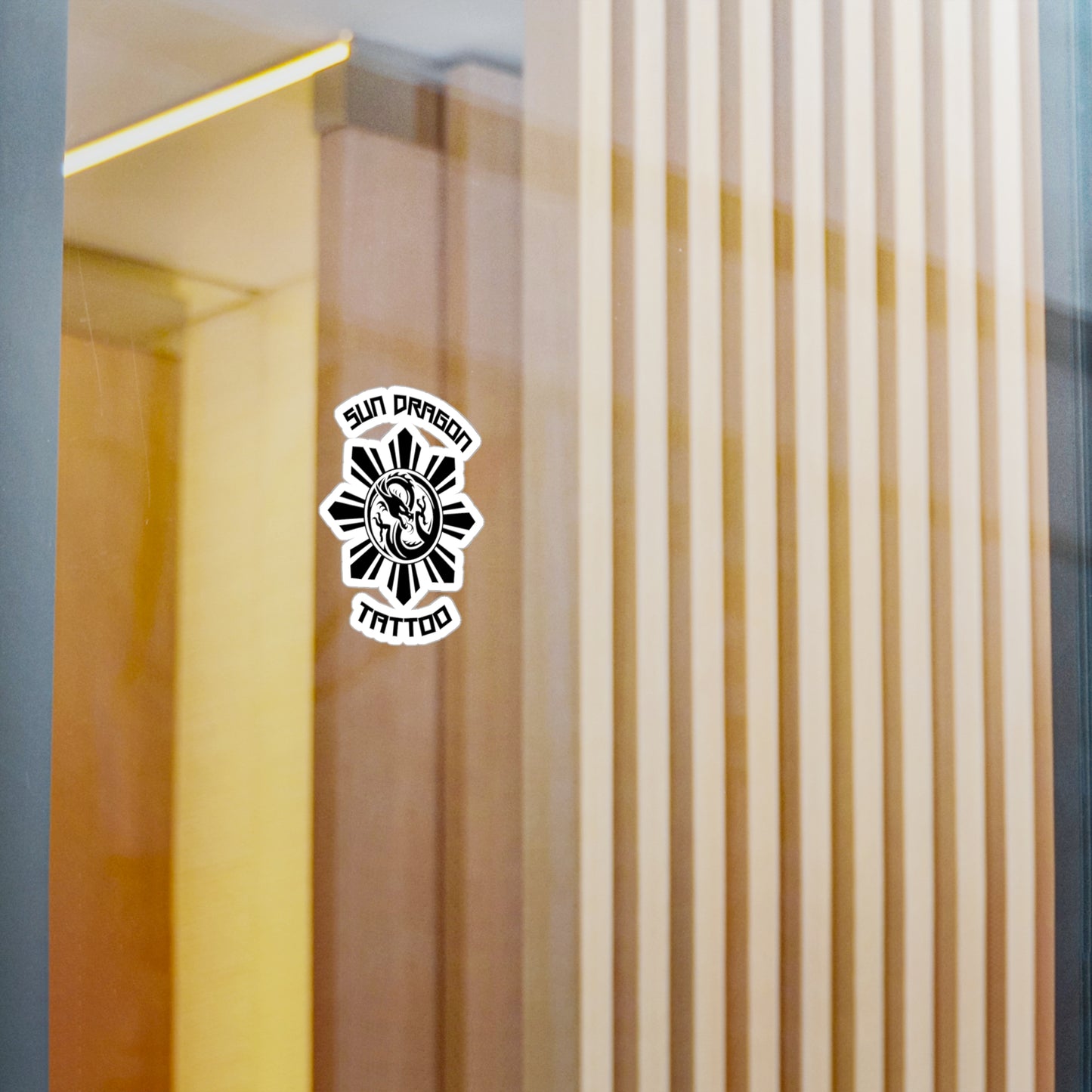 Sun Dragon Tattoo Vinyl Decals