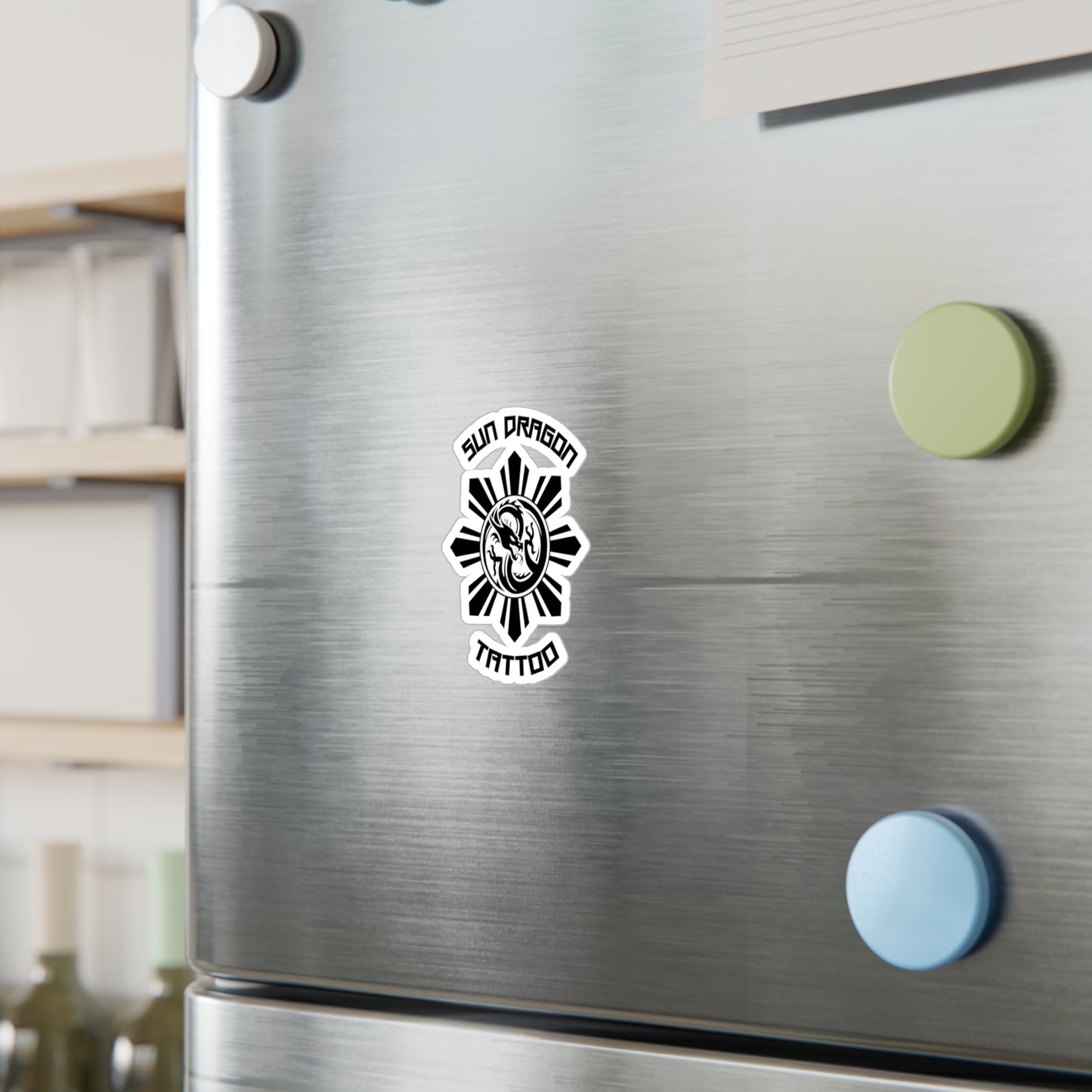 Sun Dragon Tattoo Vinyl Decals